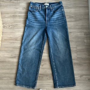 Madewell Slim Wide-Leg Crop Jeans